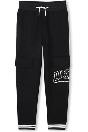 DKNY Jogginghose mit Logo-Applikation