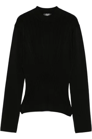 MUGLER Geripptes Top