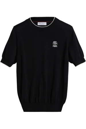 Brunello Cucinelli Gestricktes T-Shirt