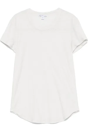 James Perse Semi-transparentes Slub-T-Shirt