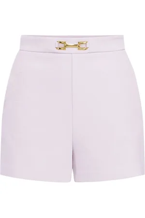 Elisabetta Franchi Shorts mit Logo-Gravur