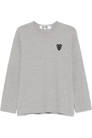 Comme des Garçons T-Shirt mit Logo-Applikation