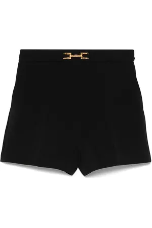 Elisabetta Franchi Shorts mit Logo-Schild