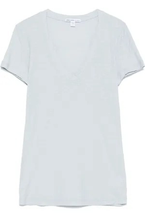 James Perse Semi-transparentes Slub-T-Shirt