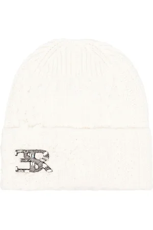 ERMANNO SCERVINO Beanie mit Zopfmuster