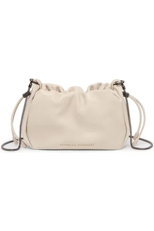 Brunello Cucinelli Kleine Mellow Beuteltasche