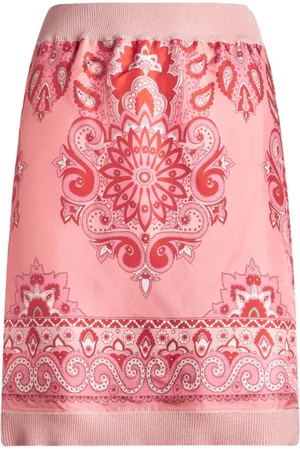 Etro Gestrickter Rock mit Print