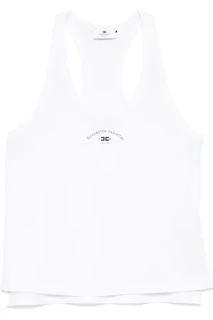 Elisabetta Franchi Tanktop mit Logo-Print