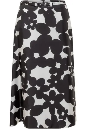 Marni Rock aus Seide mit Blumen-Print