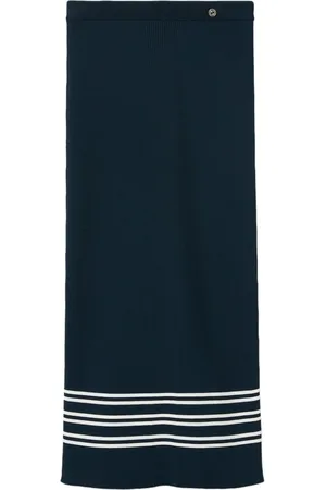 Gucci Midirock mit geripptem Detail