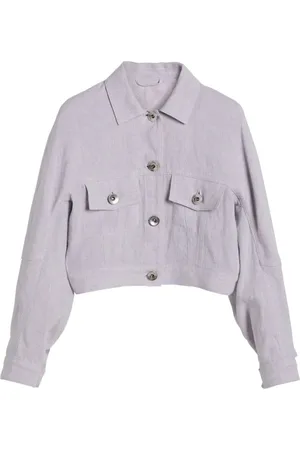 Brunello Cucinelli Canvas-Jacke mit Glitter-Detail