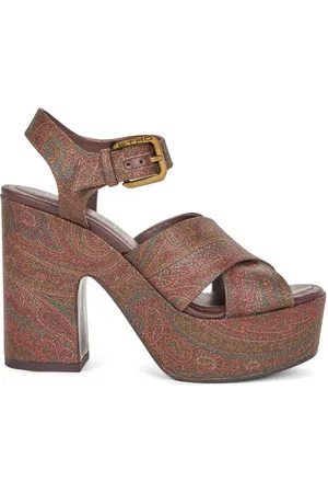 Etro Sandalen mit Plateau 100mm