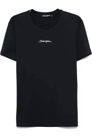 Dolce & Gabbana T-Shirt mit Logo-Stickerei