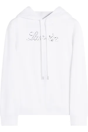 Lanvin Hoodie mit Pailletten-Logo