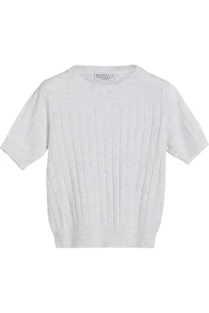 Brunello Cucinelli Gestricktes T-Shirt