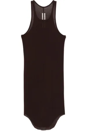 Rick Owens Fein geripptes Trägershirt