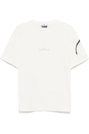 Stone Island T-Shirt mit Logo-Print