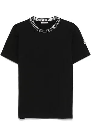 Moncler T-Shirt mit Logo-Besatz