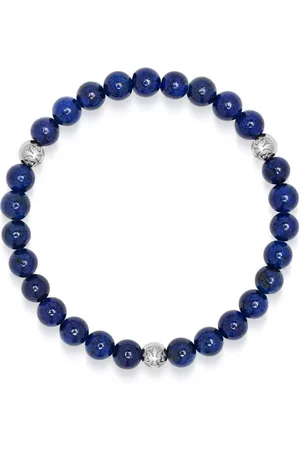 Nialaya Armband mit Lapislazuli-Perlen 6mm