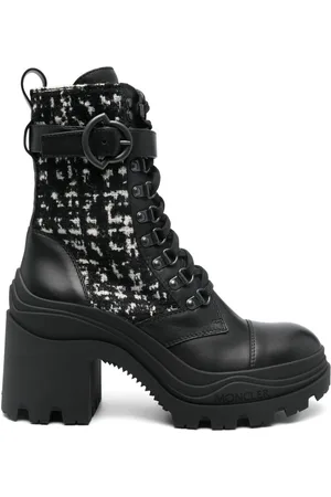 Moncler Tweed-Stiefeletten 70mm