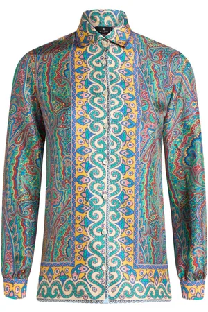 Etro Hemd aus Seide mit Paisley-Print