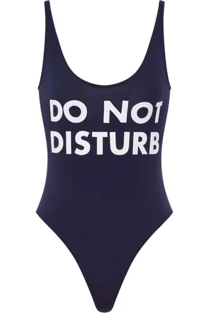 Moschino Do Not Disturb Badeanzug