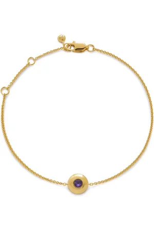 Monica Vinader February Birthstone Armband aus 18kt Gelbgold-Vermeil