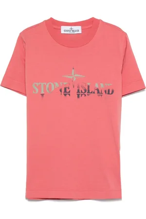Stone Island T-Shirt mit Logo-Print