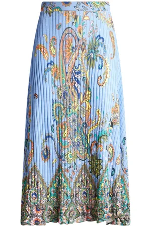 Etro Midirock aus geripptem Strick