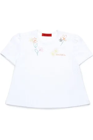 MAX&Co. Kids T-Shirt mit Blumenstickerei