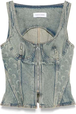 Marine Serre Crescent Moon Jeanstop