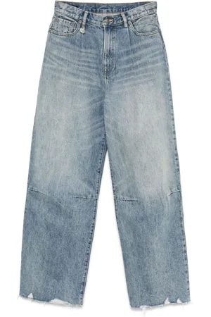 R13 Jeans mit weitem Bein