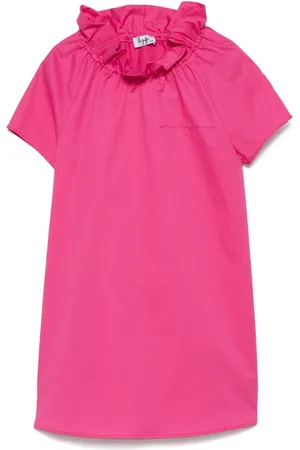 Il gufo Maxikleid mit Rüschenkragen