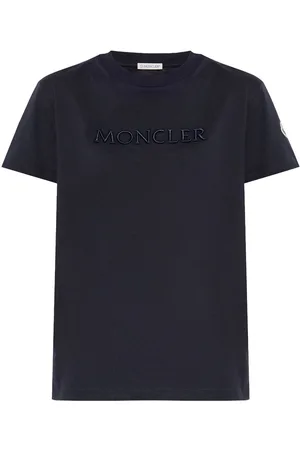 Moncler T-Shirt mit Logo-Stickerei