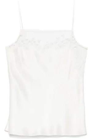 CARINE GILSON Pyjamaoberteil mit Spitze