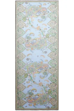 Etro Seidenschal mit Blattmotiv