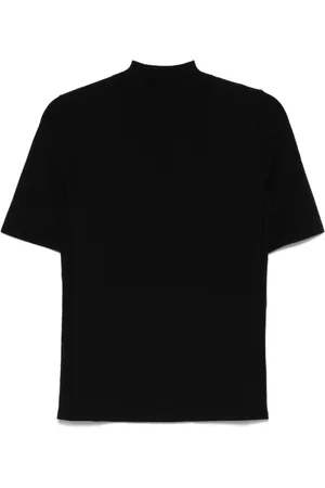 Calvin Klein Gestricktes T-Shirt mit Stehkragen
