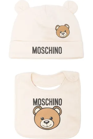 Moschino Beanie mit Logo-Print