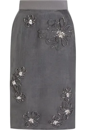 Dolce & Gabbana Midirock mit Applikationen