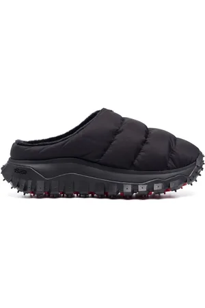 Moncler Pantoletten mit Faux-Fur-Futter