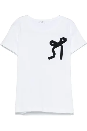 Il gufo T-Shirt mit Schleifendetail