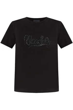 Moncler T-Shirt mit Glitter-Logo