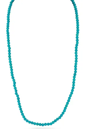 Mateo 14kt Gelbgoldhalskette mit Türkis
