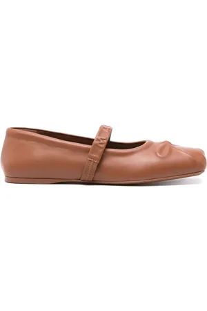 Marni Ballerinas mit Logo-Print