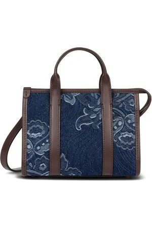 Etro Mini Tote Bag mit Blumen-Jacquard