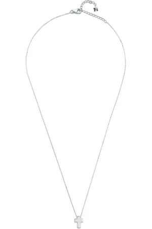 Mateo Suspended Cross Halskette aus Sterlingsilber