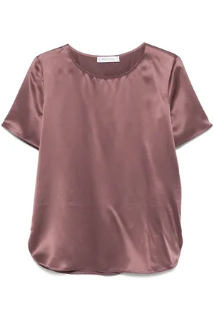 Max Mara T-Shirt aus Seide