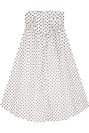 Ganni Maxirock mit Polka Dots