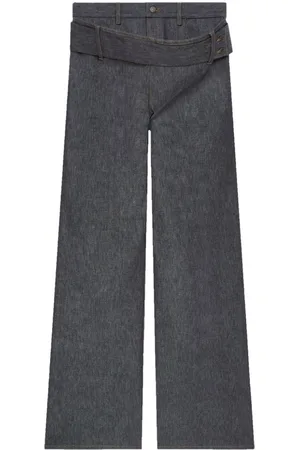 Courrèges Jeans mit Gürtel