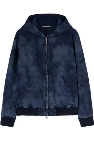 Palm Angels Hoodie mit gebogenem Logo